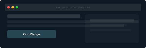 Screenshot from /pages/sustainability
